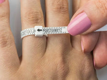 Load image into Gallery viewer, Ring guage/ finger sizer (to keep, order packs include returnable guages).