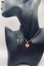 Load image into Gallery viewer, SPECIAL OFFER- Baby feet in heart pendant