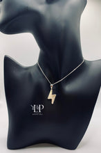 Load image into Gallery viewer, SPECIAL OFFER- Lightning bolt pendant in silver