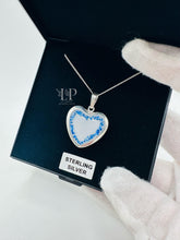 Load image into Gallery viewer, Large heart silver pendant