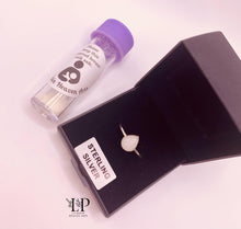 Load image into Gallery viewer, Teardrop delicate silver ring