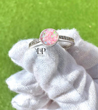 Load image into Gallery viewer, Poppy ring in silver with CZ