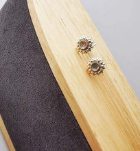 Load image into Gallery viewer, **SPECIAL OFFER** Sunflower stud earrings in silver