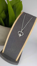 Load image into Gallery viewer, ** SPECIAL OFFER** Paw with heart pendant in silver
