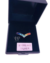 Load image into Gallery viewer, Hope wishbone ring in silver