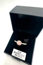 Load image into Gallery viewer, Poppy ring in silver with CZ