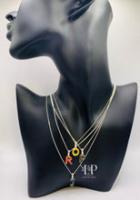 Load image into Gallery viewer, Initial letter pendant in silver