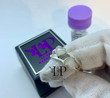 Load image into Gallery viewer, Double the love heart silver ring