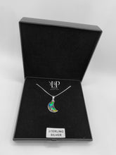 Load image into Gallery viewer, Moon pendant in silver