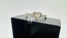 Load image into Gallery viewer, Olivia heart ring in silver