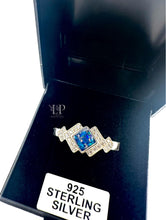 Load image into Gallery viewer, Art deco ring in silver