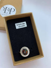 Load image into Gallery viewer, Dianna ring in sterling silver with cubic zirconia