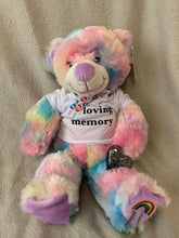 Load image into Gallery viewer, Memorial inclusion Bear- Rainbow