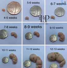 Load image into Gallery viewer, Womb baby gold leaf (various sizes)