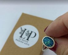 Load image into Gallery viewer, Ella rope ring in silver