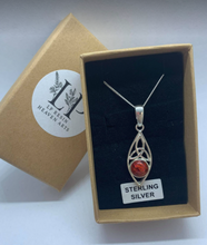 Load image into Gallery viewer, Celtic twist silver pendant