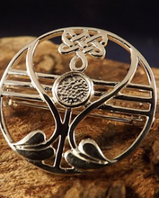 Load image into Gallery viewer, DISCOUNTED ITEM- Fancy brooch silver