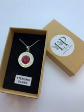 Load image into Gallery viewer, Always in my heart memorial pendant silver