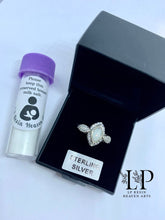 Load image into Gallery viewer, Clara almond ring in silver