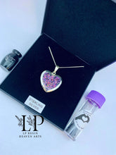 Load image into Gallery viewer, Large heart silver pendant