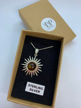 Load image into Gallery viewer, Sun pendant silver