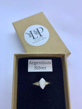 Load image into Gallery viewer, Hannah Marquis ring Argentium silver
