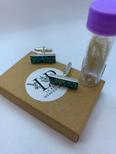 Load image into Gallery viewer, Cufflinks rectangle silver