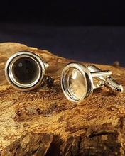 Load image into Gallery viewer, Cufflinks round silver