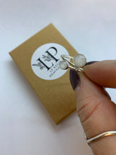 Load image into Gallery viewer, Adjustable two stone ring