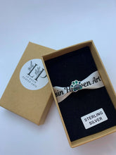 Load image into Gallery viewer, Paw print charm silver