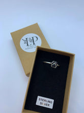 Load image into Gallery viewer, DISCOUNTED - Paw print ring silver (new design available)