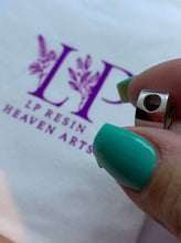 Load image into Gallery viewer, Baby feet heart charm