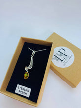 Load image into Gallery viewer, Swish drop pendant silver