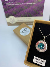 Load image into Gallery viewer, Always in my heart memorial pendant silver