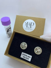 Load image into Gallery viewer, Cufflinks round silver