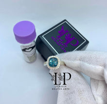 Load image into Gallery viewer, Sophia square cushion ring in silver