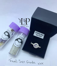 Load image into Gallery viewer, Harriet halo ring in silver