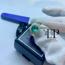 Load image into Gallery viewer, Sophia square cushion ring in silver