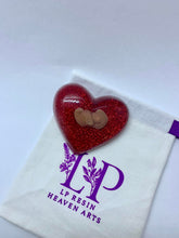 Load image into Gallery viewer, 8-9 week red glitter womb baby