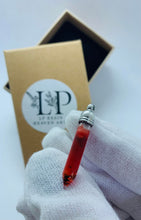 Load image into Gallery viewer, Delicate glass vial pendant