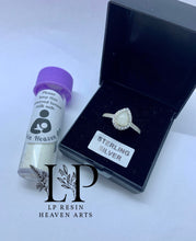 Load image into Gallery viewer, Isla teardrop diamanté ring silver