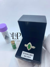 Load image into Gallery viewer, Clara almond ring in silver