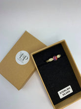 Load image into Gallery viewer, Angel wings ring in silver (now with a heart middle shape)