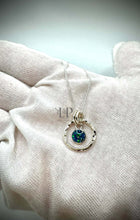 Load image into Gallery viewer, Hammered silver pendant

