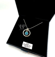 Load image into Gallery viewer, Hammered silver pendant
