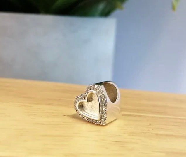 **SPECIAL OFFER** HEART CHARM WITH CZ