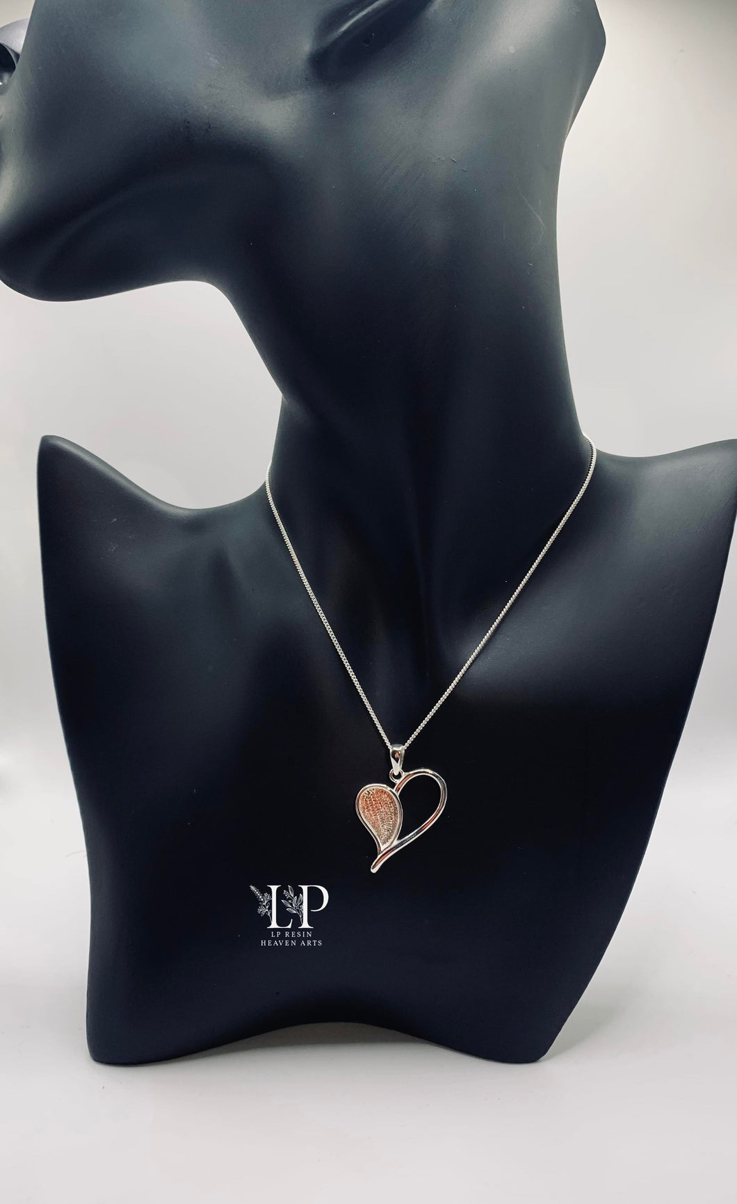 SPECIAL OFFER- Stunning open silver heart pendant in silver