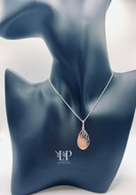 Load image into Gallery viewer, SPECIAL OFFER- Fancy tear drop pendant in silver
