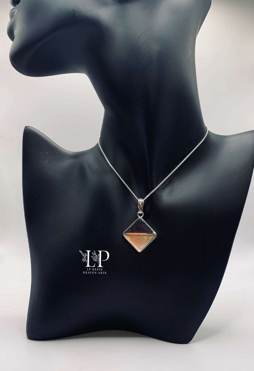SPECIAL OFFER- Heavy open square pendant in silver