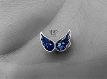 Load image into Gallery viewer, Angel wings charm in silver
